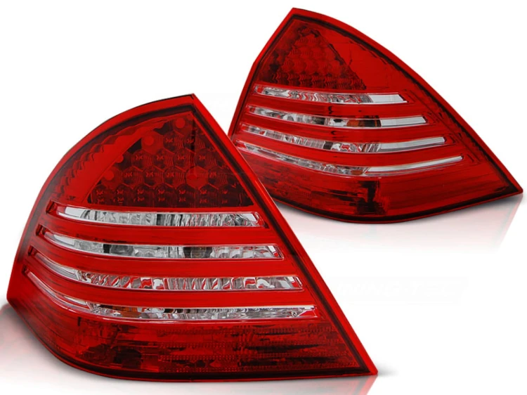 LAMPY TYLNE LIGHTS RED WHITE MERCEDES C-KLASA W203 SEDAN 00-04