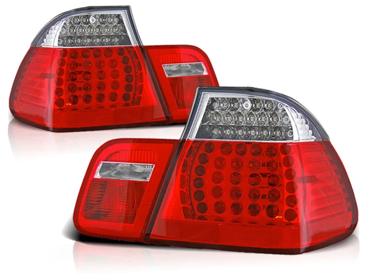 LAMPY TYLNE LIGHTS RED WHITE BMW E46 09.01-03.05 SEDAN