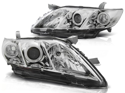 LAMPY REFLEKTORY PRZEDNIE ANGEL EYES TOYOTA CAMRY 6 XV40 06-09