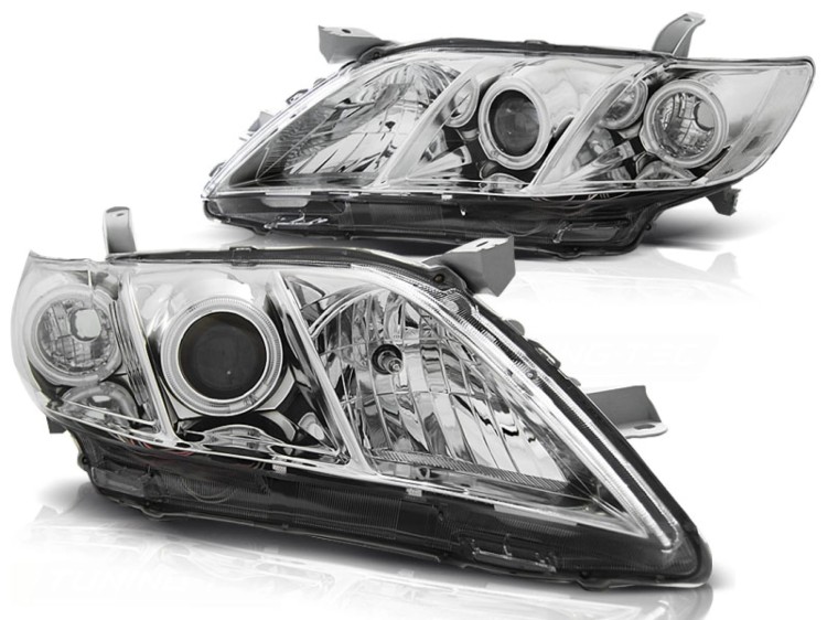 LAMPY REFLEKTORY PRZEDNIE ANGEL EYES TOYOTA CAMRY 6 XV40 06-09