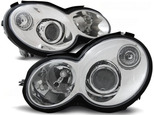 REFLEKTORY LAMPY PRZEDNIE MERCEDES CL203 C-KLASA 00-04