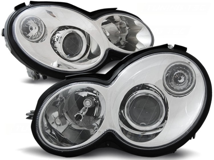 REFLEKTORY LAMPY PRZEDNIE MERCEDES CL203 C-KLASA 00-04