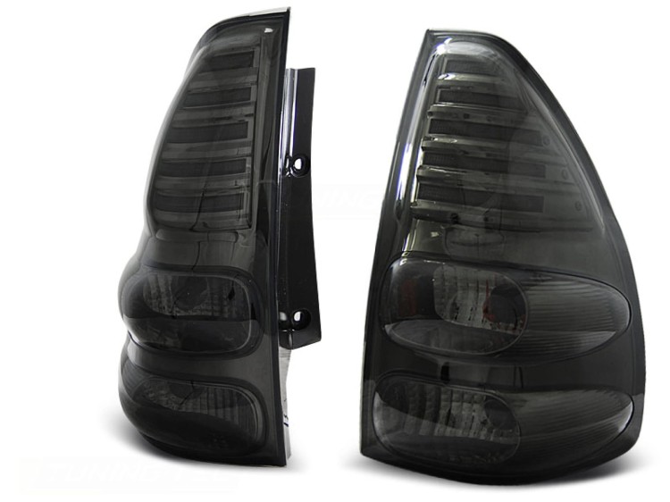 LAMPY TYLNE TOYOTA LAND CRUISER 120 03-09 SMOKE LED