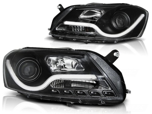 LAMPY PRZEDNIE REFLEKTORY BLACK VOLKSWAGEN VW PASSAT B7 10.10-10.14