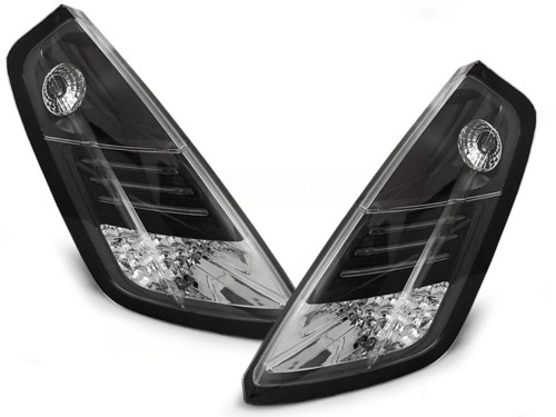 LAMPY TYLNE FIAT GRANDE PUNTO 09.05-09 BLACK LED