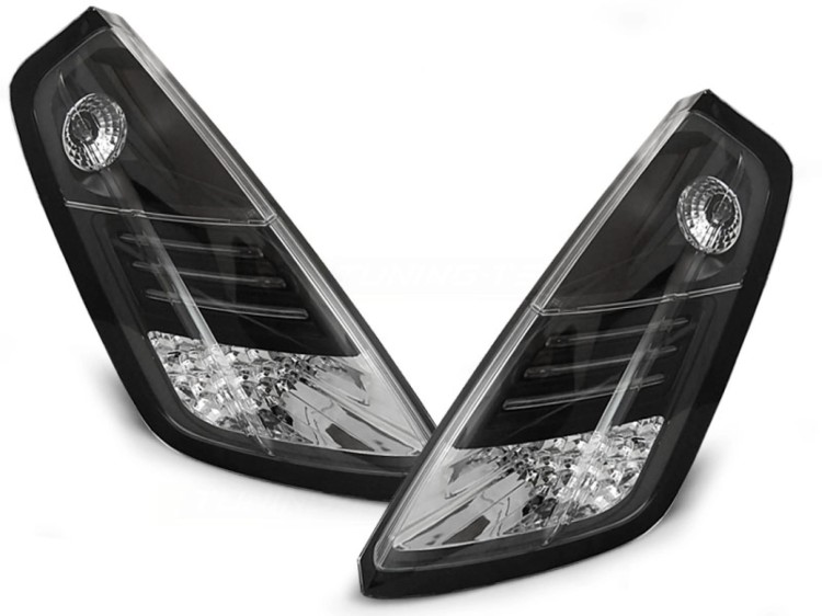 LAMPY TYLNE FIAT GRANDE PUNTO 09.05-09 BLACK LED