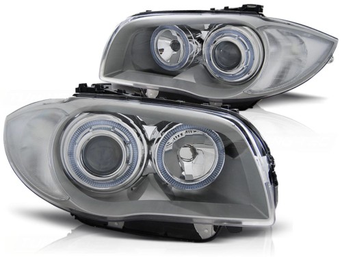 REFLEKTORY LAMPY PRZEDNIE ANGEL EYES RINGI BMW 1 E87 E81 E82 E88 04-11