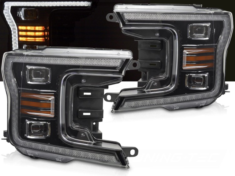 LAMPY PRZEDNIE REFLEKTORY LED FORD F150 MK13 17-20