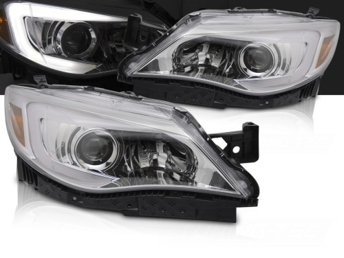 REFLEKTORY LAMPY PRZEDNIE CHROME SUBARU WRX 08-14