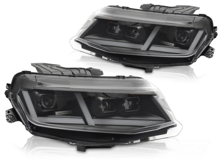 LAMPY PRZEDNIE REFLEKTORY CHEVROLET CAMARO 16-18 FULL LED BLACK