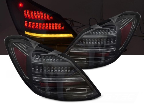 LAMPY TYLNE LED BLACK SEQ MERCEDES C KLASA W205 14-21