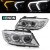 LAMPY PRZEDNIE REFLEKTORY XENON LED CHROME BMW 3 SERII E90/E91 LCI 09-11