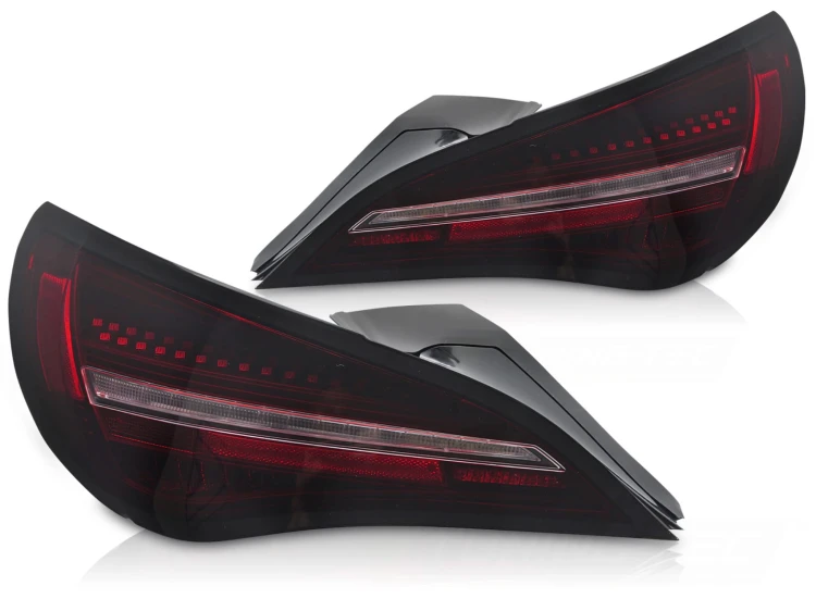 LAMPY TYLNE LED SEQ BLACK RED MERCEDES CLA C117 W11 13-16 OE BULB