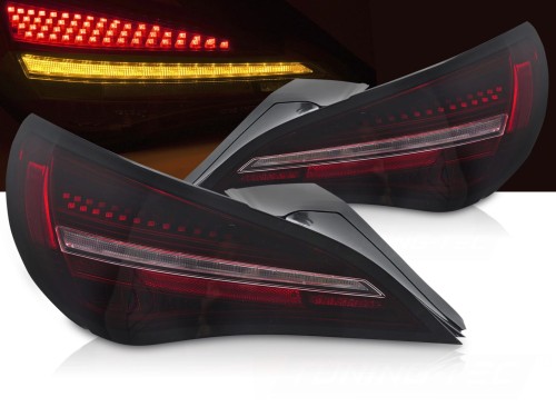 LAMPY TYLNE LED SEQ BLACK RED MERCEDES CLA C117 W11 13-16 OE BULB