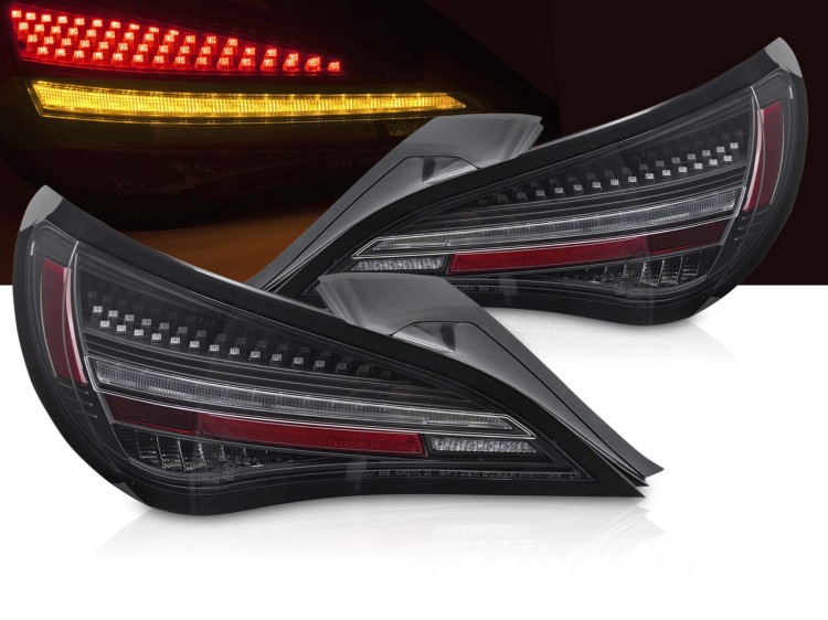 LAMPY TYLNE LED SEQ BLACK MERCEDES CLA W117 C117 13-16 OE BULB
