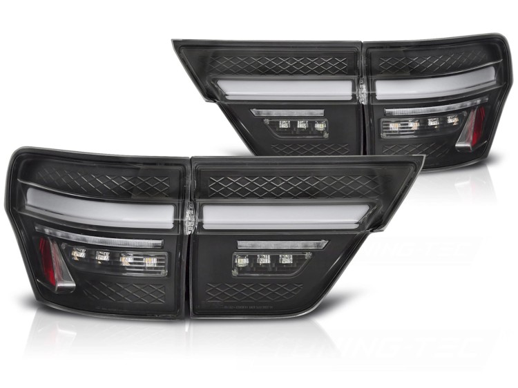 LAMPY TYLNE JEEP GRAND CHEROKEE WK2 11-13 LED BLACK
