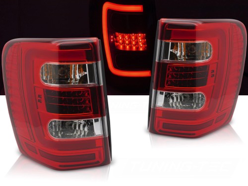 LAMPY TYLNE LED CHRYSLER JEEP GRAND CHEROKEE 99-05.05 RED WHITE