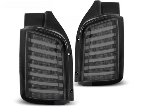 LAMPY TYLNE LED SMOKE VW T5 04.03-09 / 10-15 TRANSPORTER PODWÓJNE DRZWI