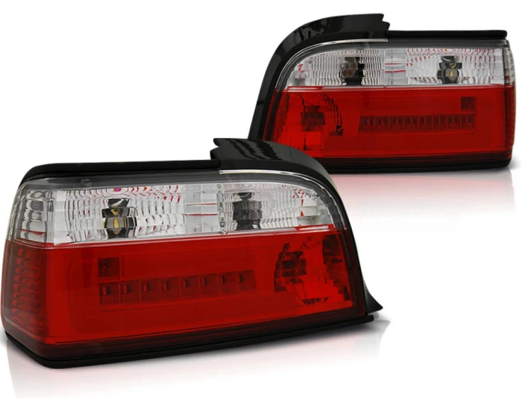 LAMPY TYLNE LED RED WHIE BMW 3 SERI E36 12.90-08.99 COUPE/CABRIO