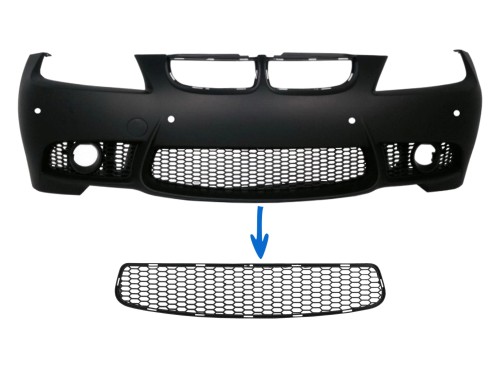 KRATKA ŚRODKOWA ZDERZAKA BMW 3 SERII E90 E91 E92 E93 M3 DESIGN