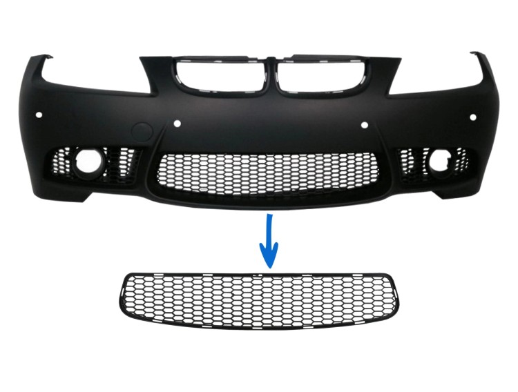KRATKA ŚRODKOWA ZDERZAKA BMW 3 SERII E90 E91 E92 E93 M3 DESIGN
