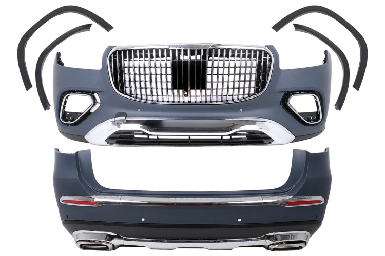 BODY KIT ZDERZAKI MERCEDES GLS SUV X167 19-23 KONWERSJA 2024 MAYBACH LOOK