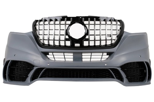 ZDERZAK PRZEDNI GRILL MERCEDES SPRINTER W907 W910 (2019-2021) GT DESIGN