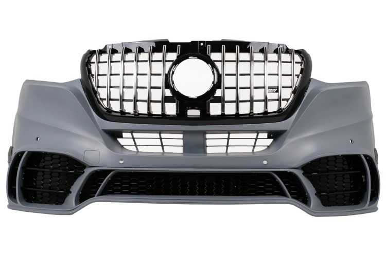 ZDERZAK PRZEDNI GRILL MERCEDES SPRINTER W907 W910 (2019-2021) GT DESIGN