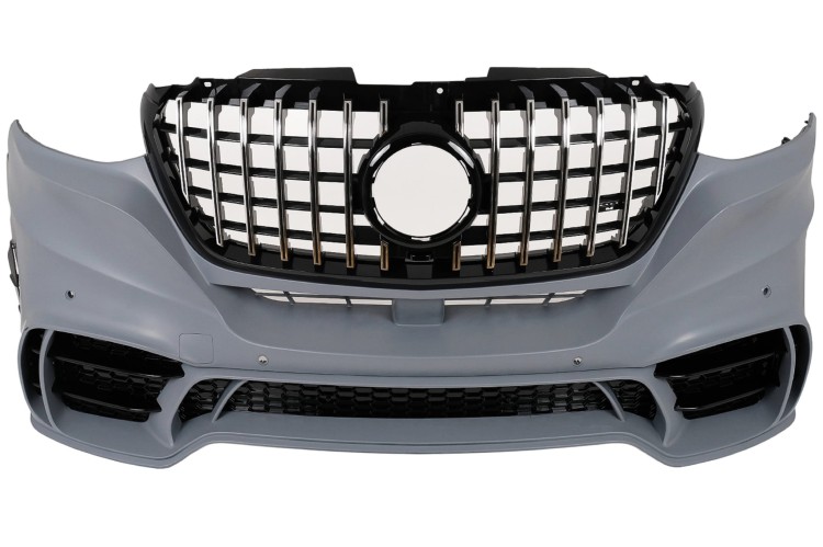 ZDERZAK PRZEDNI GRILL MERCEDES SPRINTER W907 W910 (2019-2021) GT DESIGN