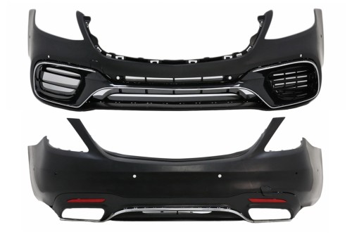 BODY KIT ZDERZAK PRZEDNI TYLNY MERCEDES S KLASA W222 FACELIFT 17-20 S63