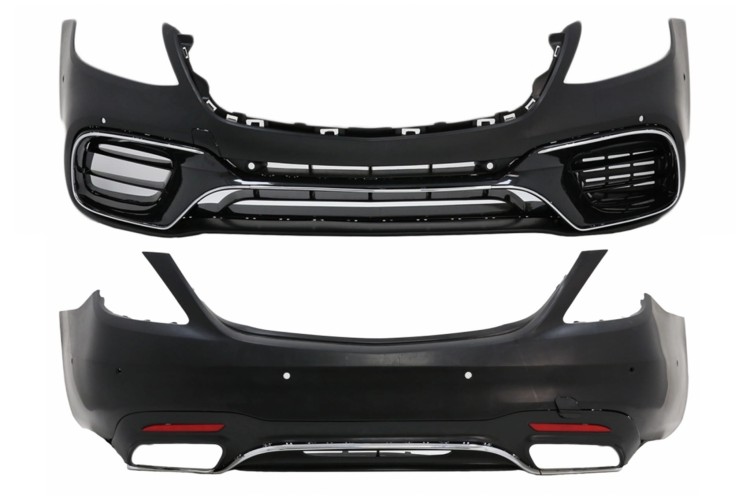 BODY KIT ZDERZAK PRZEDNI TYLNY MERCEDES S KLASA W222 FACELIFT 17-20 S63
