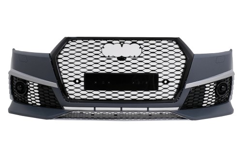ZDERZAK PRZEDNI GRILL PLASTER MIODU AUDI Q7 4M SUV (2015-2019) DESIGN RS