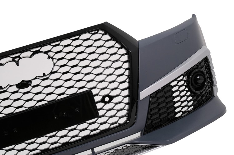 ZDERZAK PRZEDNI GRILL PLASTER MIODU AUDI Q7 4M SUV (2015-2019) DESIGN RS