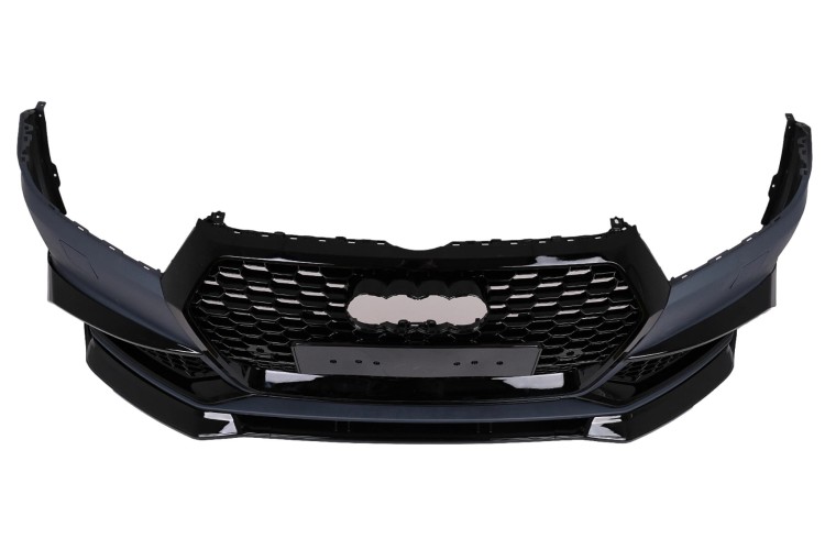 PRZEDNI ZDERZAK GRILL PLASTER MIODU AUDI Q5 SUV FY S-LINE 17-20 RS DESIGN
