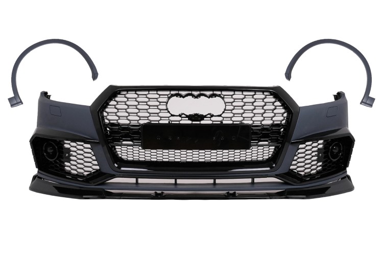 PRZEDNI ZDERZAK GRILL PLASTER MIODU AUDI Q5 SUV FY STANDARD 17-20 RS DESIGN
