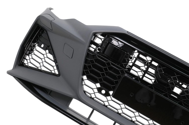PRZEDNI ZDERZAK GRILL PLASTER MIODU AUDI A6 C8 4K (2018-NADAL) RS6 DESIGN