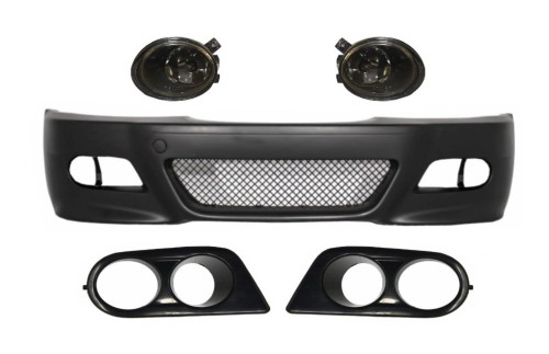 PRZEDNI ZDERZAK HALOGENY KOMPLET BMW 3 SERII E46 (98-04) M3 DESIGN