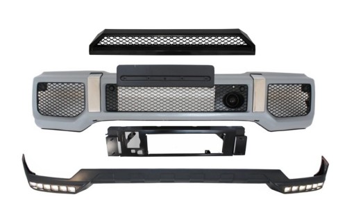 PRZEDNI ZDERZAK Z DOKŁADKĄ LED MERCEDES G-KLASA W463 (1989-2017) G63 DESIGN