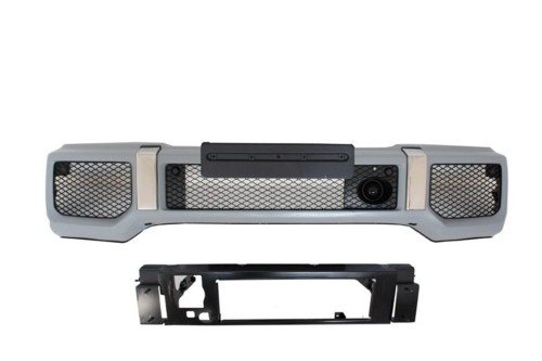 PRZEDNI ZDERZAK RAMKI REFLEKTORÓW LED DRL MERCEDES G-KLASA W463 G63 AMG