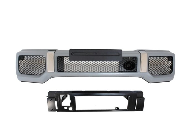 PRZEDNI ZDERZAK RAMKI REFLEKTORÓW LED DRL MERCEDES G-KLASA W463 G63 AMG
