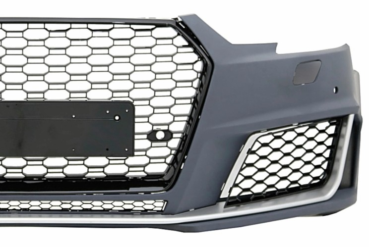 ZDERZAK PRZEDNI GRIILL AUDI A4 B9 8W (16-18) RS4 DESIGN