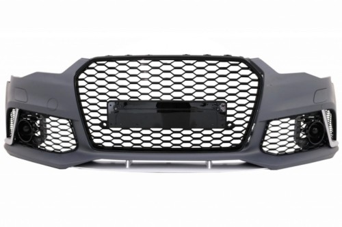 PRZEDNI ZDERZAK GRILL + DYFUZOR AUDI A6 4G FACELIFT (15-18) RS6 LOOK