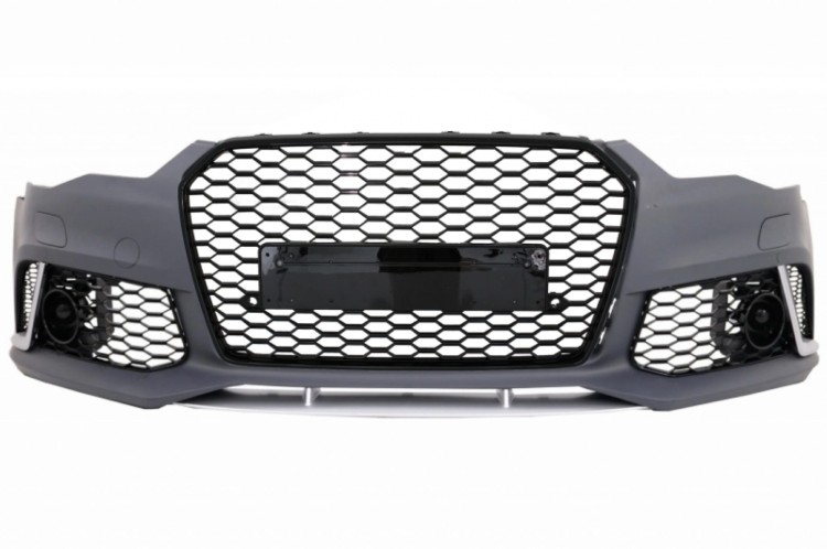 PRZEDNI ZDERZAK GRILL + DYFUZOR AUDI A6 4G FACELIFT (15-18) RS6 LOOK