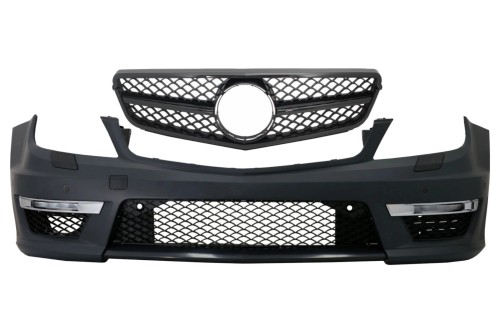 ZDERZAK PRZEDNI GRILL MERCEDES C-KLASA W204 (2012+) C63 AMG FACELIFT LOOK
