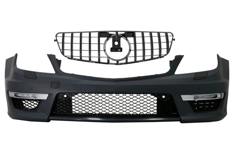 PRZEDNI ZDERZAK GRILL PANAMERICANA MERCEDES C-KLASA W204 (2012+) C63 AMG