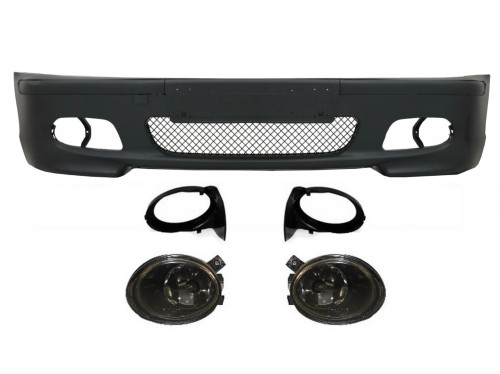ZDERZAK PRZEDNI + HALOGENY BMW E46 SEDAN TOURING (98-04) M-PAKIET
