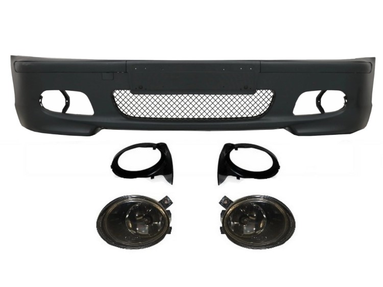 ZDERZAK PRZEDNI + HALOGENY BMW E46 SEDAN TOURING (98-04) M-PAKIET