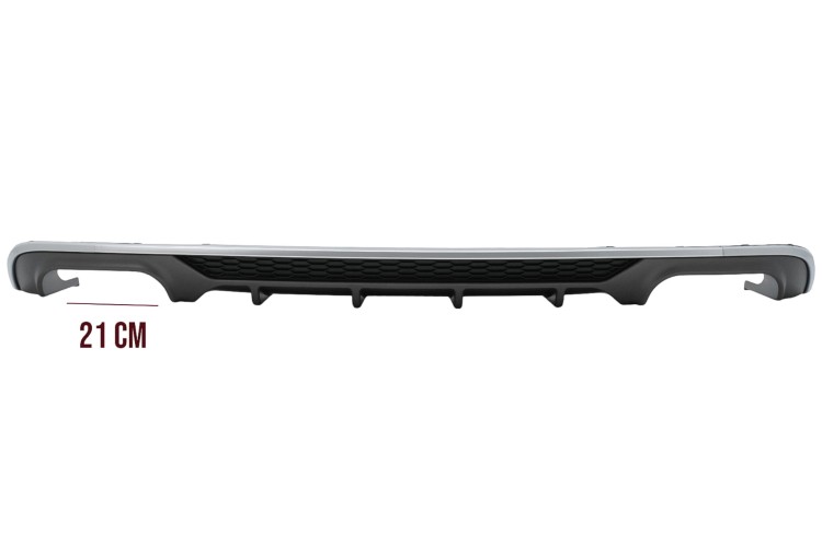DYFUZOR ZDERZAK TYLNY KOŃCÓWKI WYDECHU AUDI A3 8V (16-19) S3 DESIGN