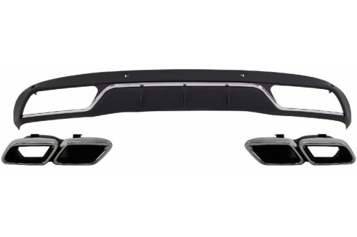 DYFUZOR Z KOŃCÓWKAMI WYDECHU MERCEDES C KLASA W205 S205 (14-18) C63 DESIGN