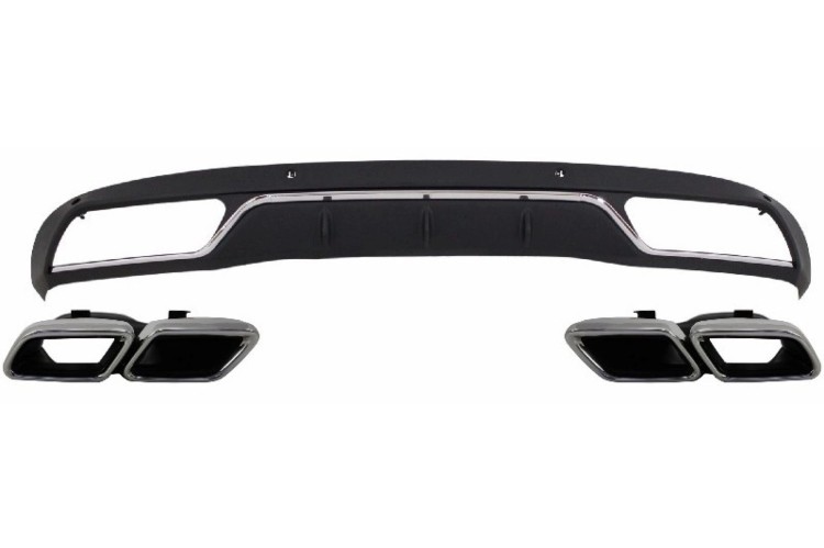 DYFUZOR Z KOŃCÓWKAMI WYDECHU MERCEDES C KLASA W205 S205 (14-18) C63 DESIGN